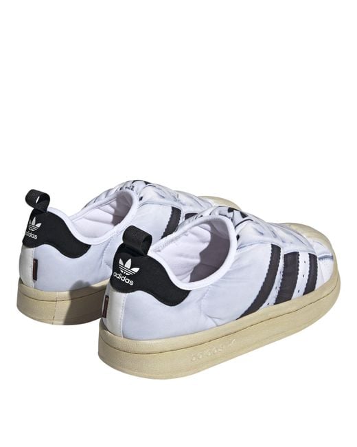 Adidas Originals Blue Ao Puffylette Shoes for men