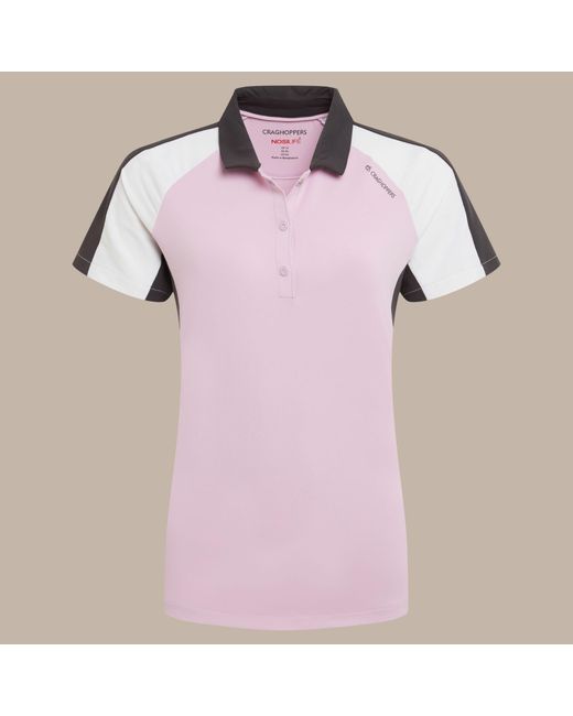 Craghoppers Blue Nosilife Hazelmere Quick-Drying Golf Polo Top