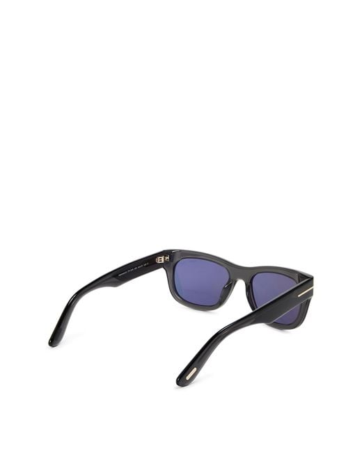 Tom Ford Blue Marshall Rectangle Sunglasses for men