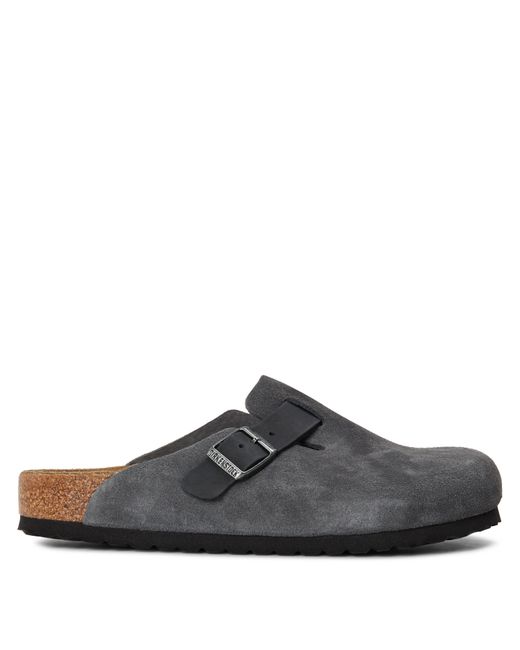 Birkenstock Brown Boston Suede for men
