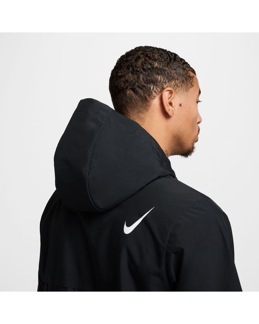Nike Black Aeroswift Storm-Fit Aerogami Running Jacket for men