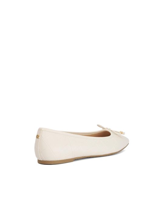 Dune Natural Hampers Ballet Pumps