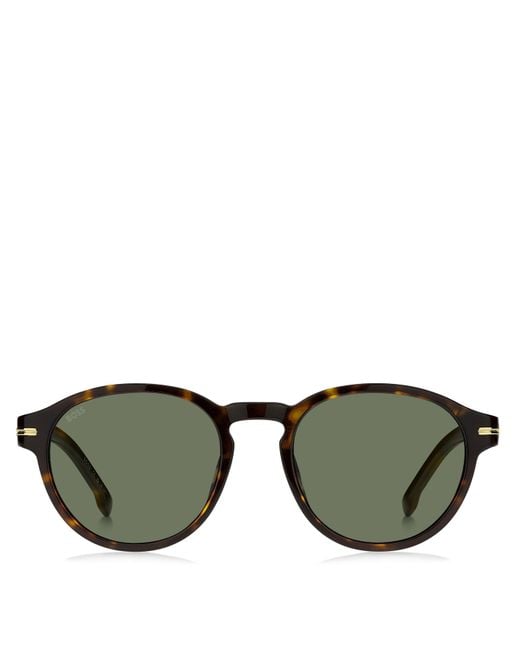 Boss Black Round Sunglasses for men