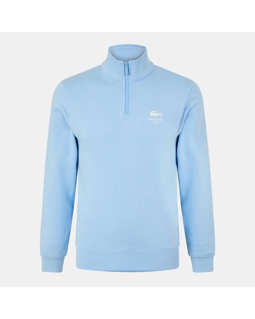 Lacoste Blue Adults Breathable Crew Neck Jumper