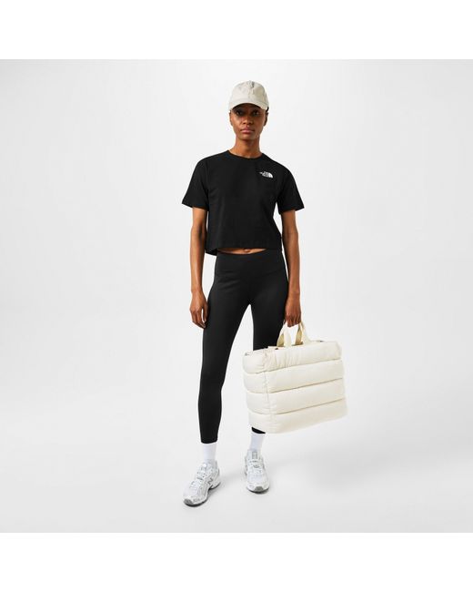 The North Face Black Simple Dome Crop T-Shirt