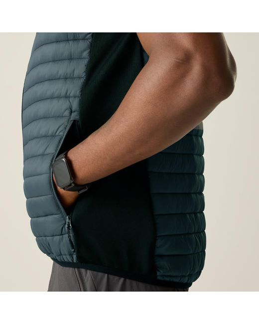 Regatta Blue Andreson Hybrid Water-Repellent Bodywarmer for men