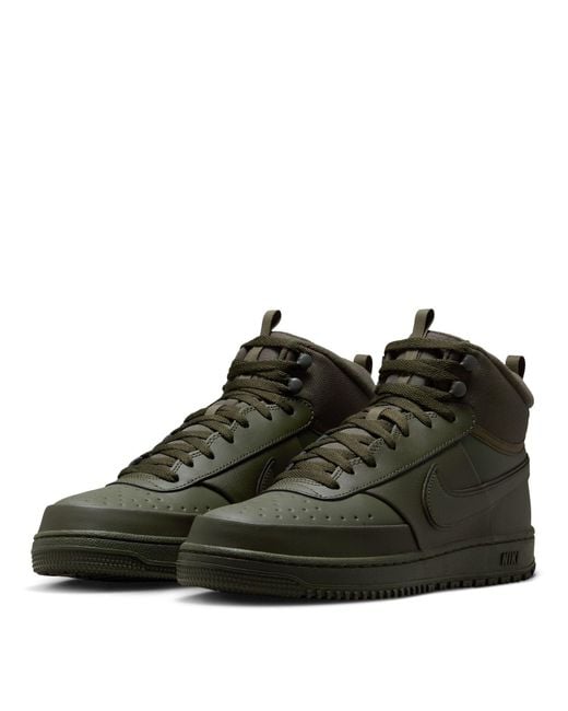 Nike Brown Court Vision Mid Next Nature for men