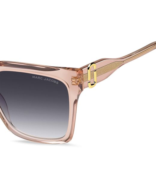 Marc Jacobs Metallic Round Sunglasses