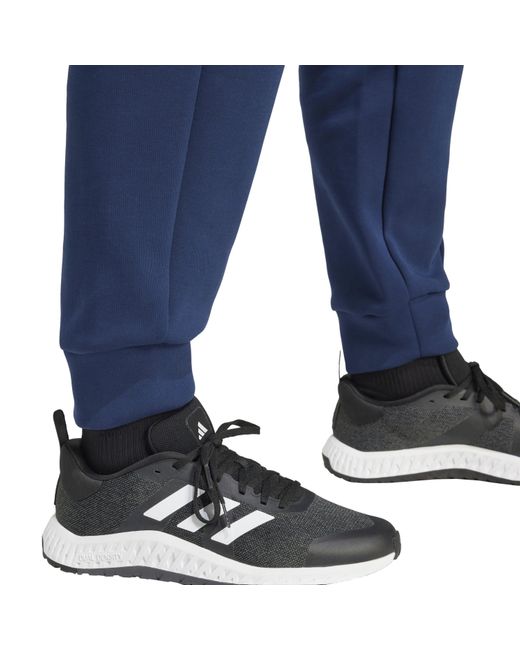 Adidas Blue Poland Performance Fleece Tracksuit Bottom