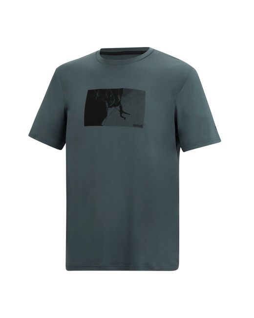 Regatta Blue Fingal Tee Short Sleeve Performance T-Shirt for men