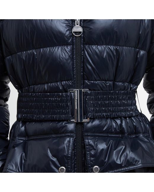 Barbour Blue B.Li Quilt Jacket