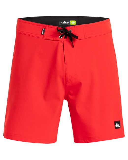Quiksilver Red Quik Kaimana Swim Shorts for men