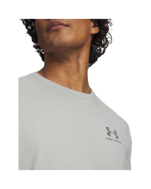 Under Armour Gray Logo T-Shirt for men