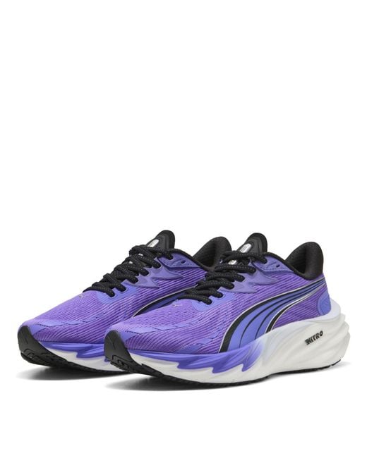 PUMA Purple Velocity Nitro 4 Everyday Neutral Road Running Shoes