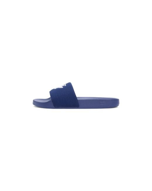 Tommy Hilfiger Blue Pool Sliders