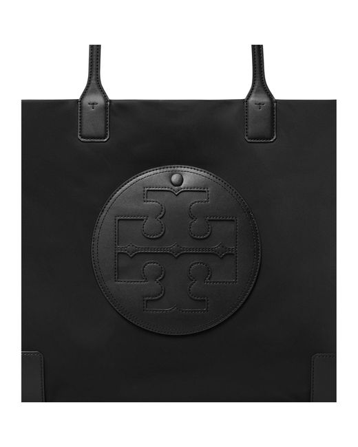 Tory Burch Black Large Ella Tote Bag