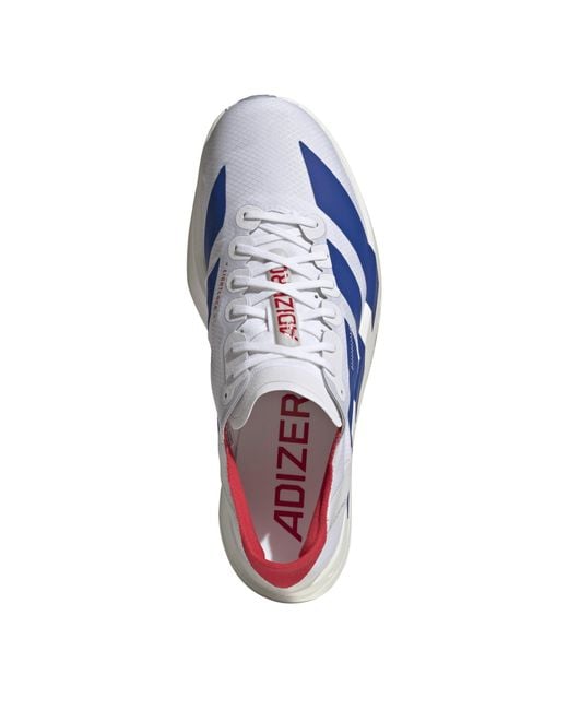 Adidas Blue Adizero Adios Pro 4 Shoes for men