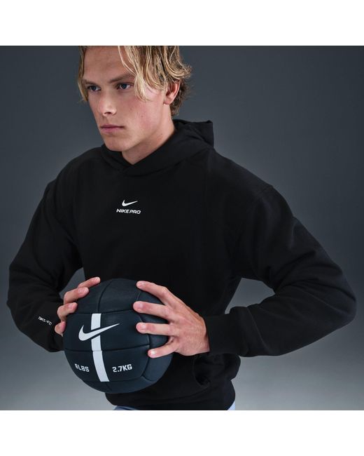 Nike Black Pro Dri-Fit Mid Layer Training Hoodie for men