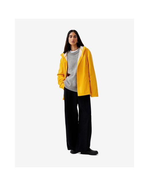 Hunter Metallic Izzy Short Weather-Resistant Rain Anorak