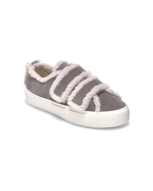 Inuikii Gray Velcro Low-Top Trainers