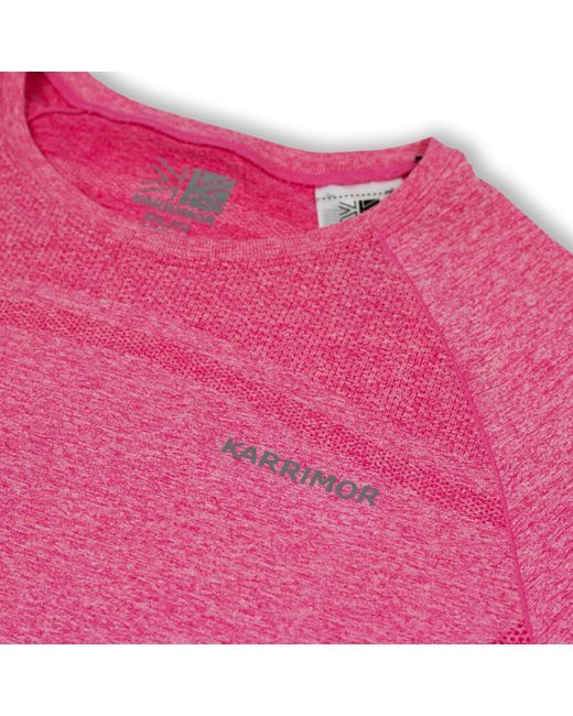 Karrimor Pink Xlite Ladies Seamless Running T-Shirt