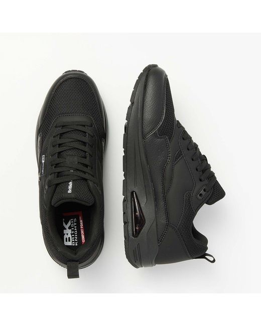 British Knights Black Lennox Trainers Adults for men