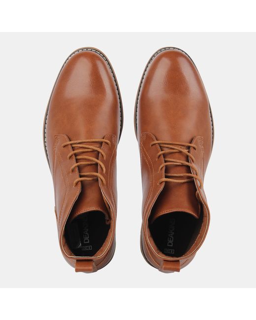 Deakins Brown Lace Up Ankle Desert Boots for men