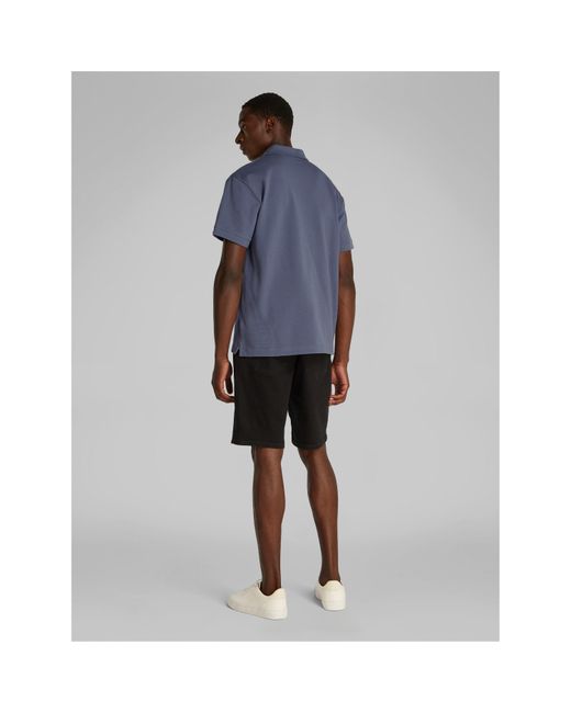 Calvin Klein Blue Short-Sleeve Polo Shirt for men