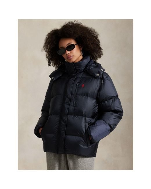 Polo Ralph Lauren Blue Polo Carly Jacket Ld64