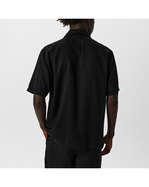 Albam Black Bowling Shirt for men
