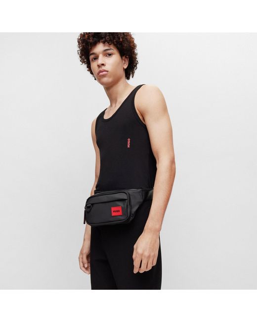 HUGO Black Ethon Bumbag for men
