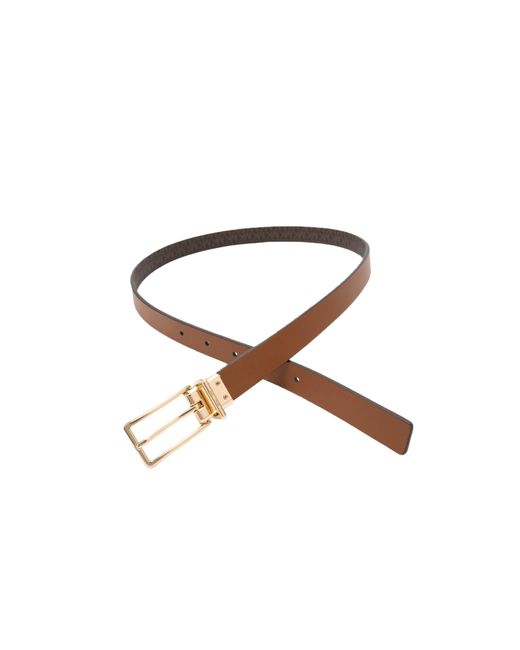 MICHAEL Michael Kors Brown Mmk 20Mm Lg Rev Belt Ld64