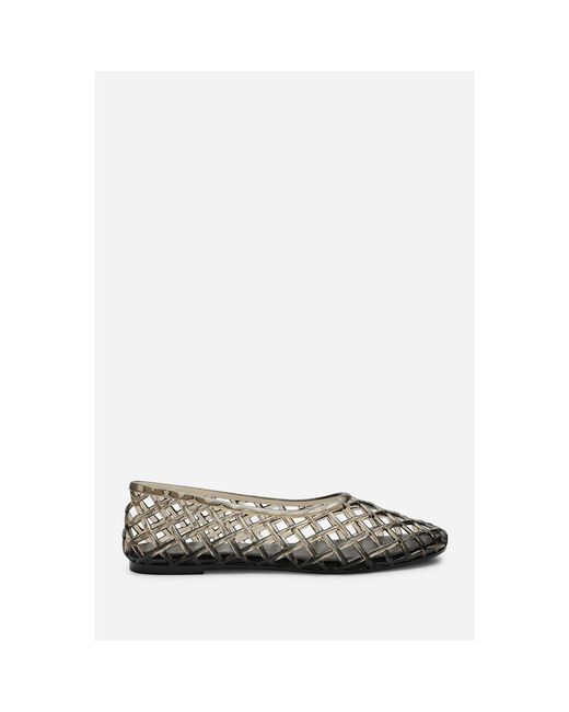 Where's That From Brown Where's Clear Jelly Ballet Pumps