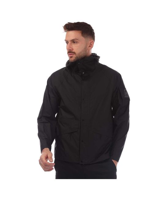 C P Company Black Metropolis Series Pertex Packable Jacket for men