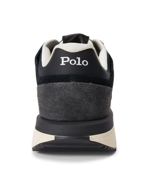 Polo Ralph Lauren Black Train 89 Low-Top Trainers for men