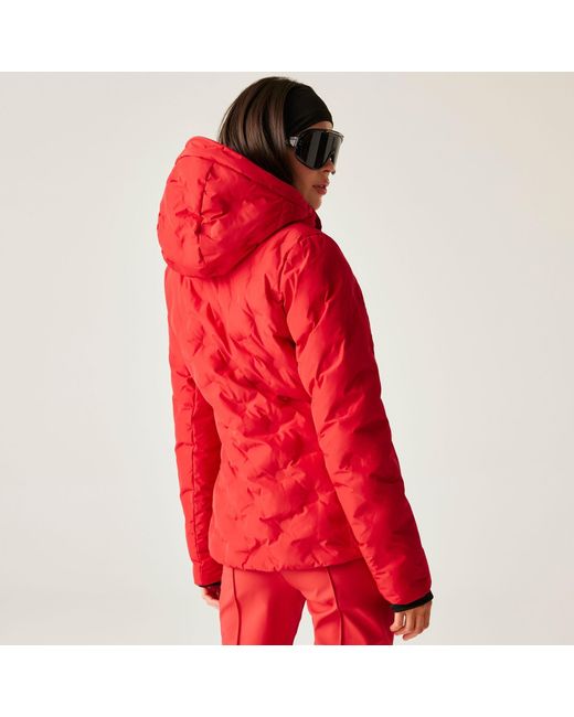 Dare 2b Red Enfold Heat-Sealed Detachable Hood Insulated Waterproof Jacket