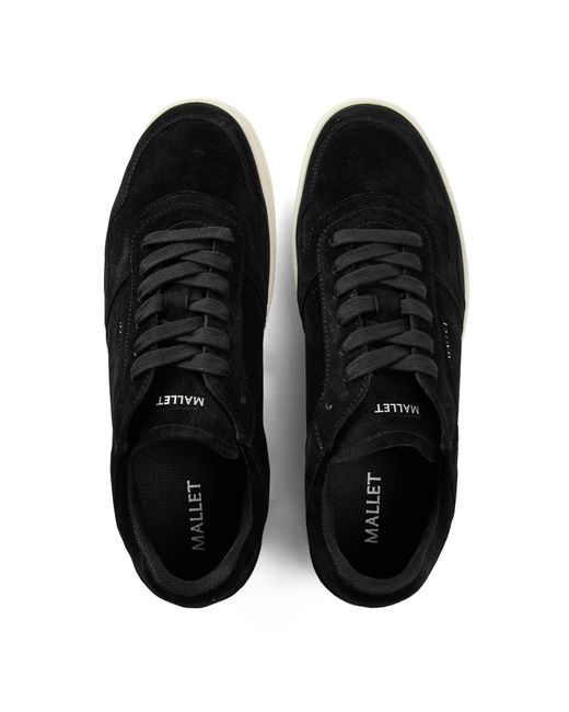 Mallet Black Low-Top Trainers for men