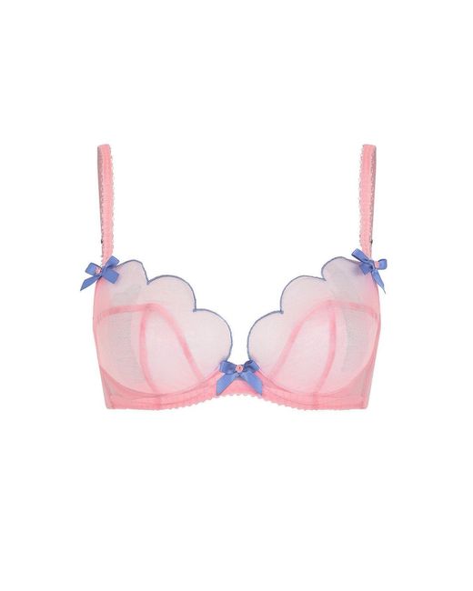 Agent Provocateur Purple Lorna Plunge Underwired Bra