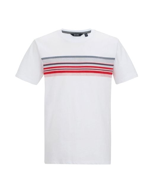 Regatta White Rendro Soft T-Shirt for men