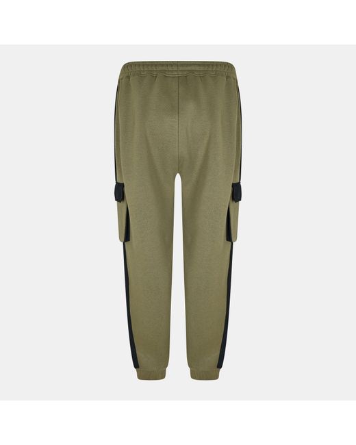 Everlast Green Utility Closed Hem Fleece Joggers for men