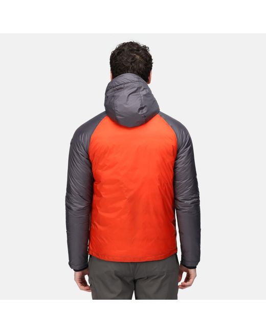 Regatta Red Radnor Waterproof Breathable Recycled Insulation Lightweight Jacket for men