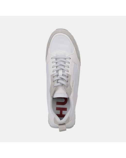 HUGO White Icelin Runners for men