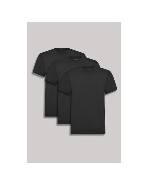 Ted Baker Black Ted 3 Pack Crew Tee Shirts for men