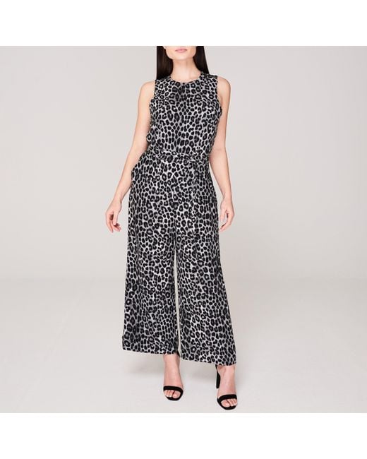 MICHAEL Michael Kors Blue Michael Kors Cheetah Jumpsuit