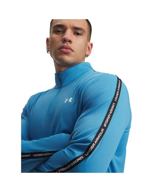 Under Armour Blue Tech ½ Zip Long Sleeve for men