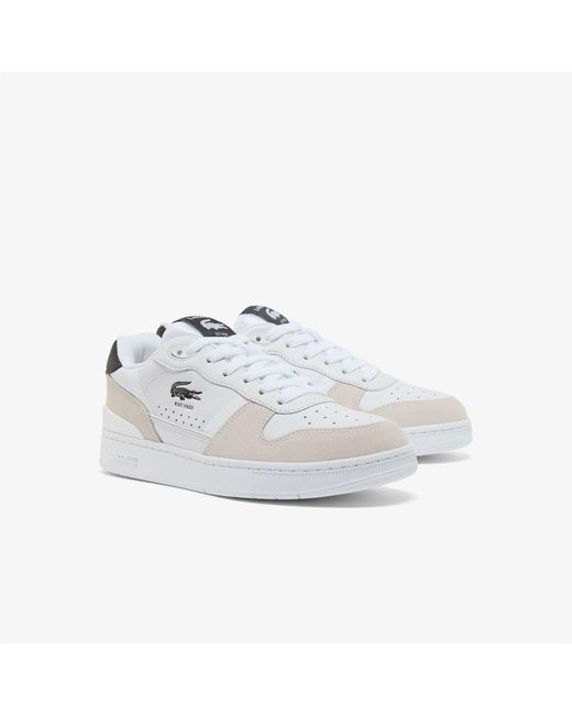 Lacoste White T-Clip Set Trainers