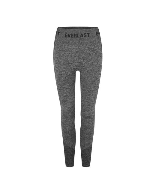 Everlast Black Seamless Logo Yoga Pants