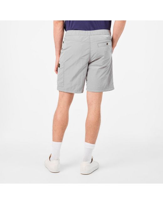 Barbour Gray Cargo Shorts for men