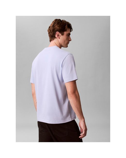 Calvin Klein Blue Monogram T-Shirt for men