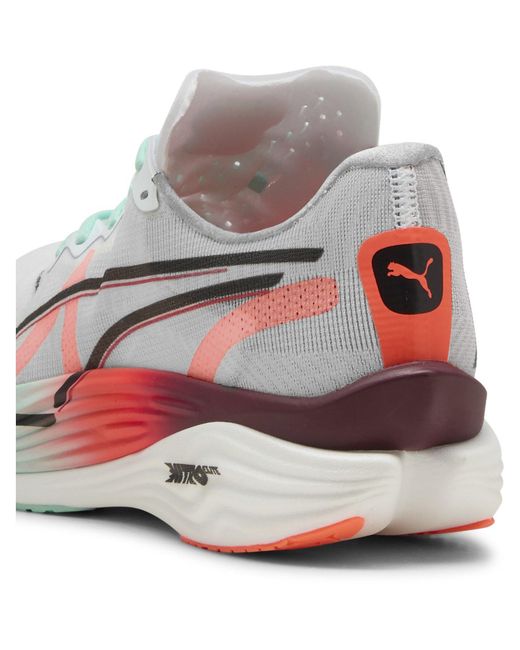 PUMA White Deviate Nitro Elite 3 Road Running Shoes
